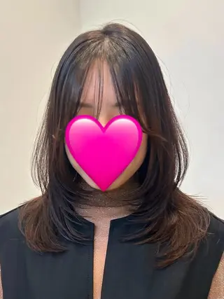 ミディアム レイヤーカット♡ のぐちまおのヘアスタイル