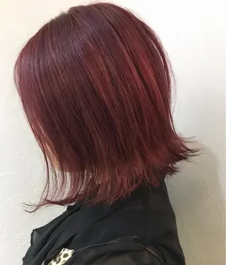 ミディアム カラー 森貴裕/ニュアンス パーマ/オリーブのヘアスタイル