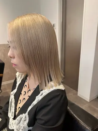 ミディアム quill クイル　ツボイタクマのヘアスタイル
