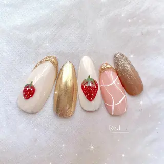 ネイル モチの良さ◉ フィルインネイル♡のネイルデザイン