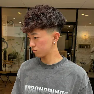パーマ メンズ 【メンズ 特化】村斎　伶次のヘアスタイル