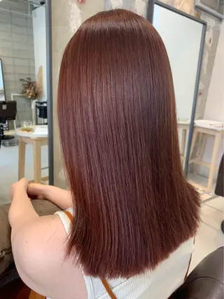 ロング カラー 眞名子 瑞紀のヘアスタイル