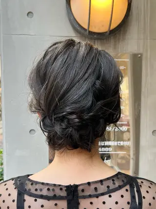 ミディアム カラー ヘアアレンジ 「sumi」 AMIのヘアスタイル