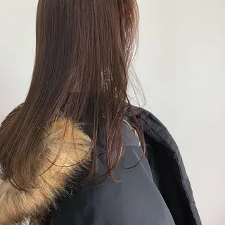 セミロング カラー 🌱小顔魅せショート 髪質改善カラー/泉綺のヘアスタイル