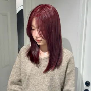 ミディアム ワンホン× ハイトー ン🪞✨ARISAのヘアスタイル