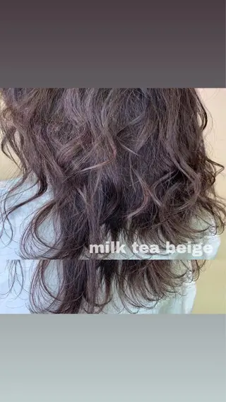 ロング カラー ヘアアレンジ TSUNA 🌙 Lim 五反田のマツエク・マツパデザイン