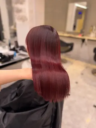 セミロング ♥️韓国風透明感 暖色misa♥️のヘアスタイル