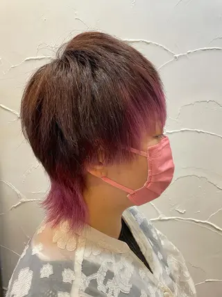 カラー 【店長】インナー指名 No.1戸塚優思のヘアスタイル