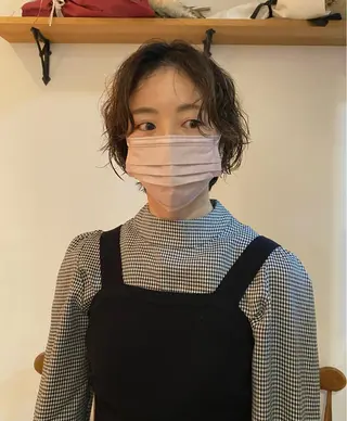ショート ショート& パーマ　坂本のヘアスタイル
