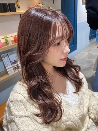 ロング 🩵盛れる顔周りヘア EMI🩵のヘアスタイル