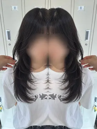 ロング カラー 🩵レイヤー✖︎ 髪質改善🩵リョウヤのヘアスタイル