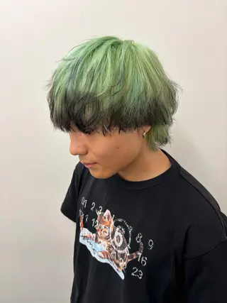 メンズ とき/髪質改善/透明 感カラー☘️のヘアスタイル