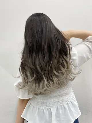 セミロング ✨韓国風ヘア/艶髪 カラー✨yumeのヘアスタイル