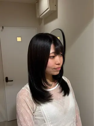 ミディアム 長谷川 澄のヘアスタイル