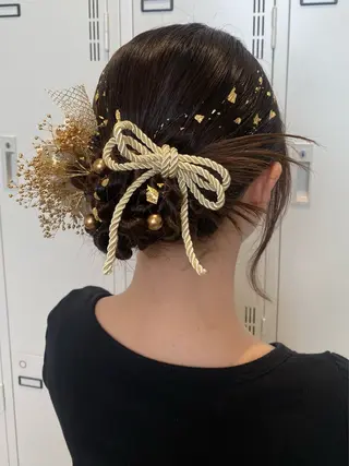 セミロング ヘアアレンジ 🌼髪質改善･アレン ジ･レイヤー🌼のヘアスタイル
