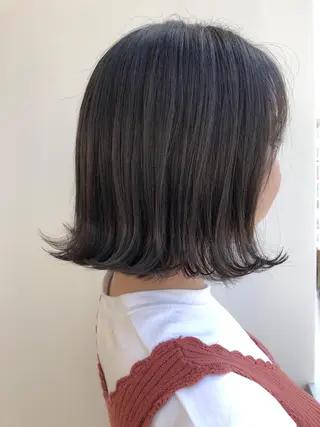 ミディアム カラー 【透明感、艶髪】西村 有司のヘアスタイル