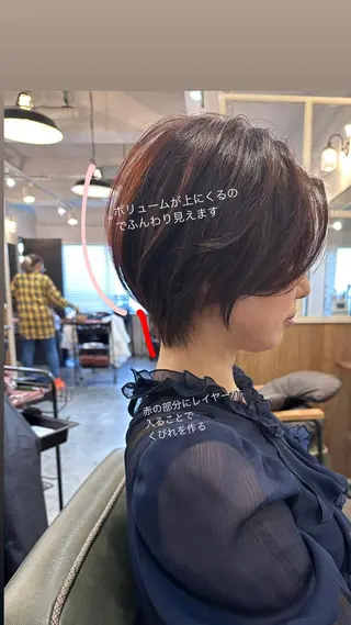 ショート 菅谷 昌央のヘアスタイル