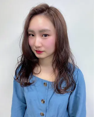 セミロング 🧡YUKA🧡 渋谷/プルエクステのヘアスタイル