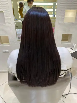 ロング カラー レイヤーカット/ ハイライト 千咲季のヘアスタイル