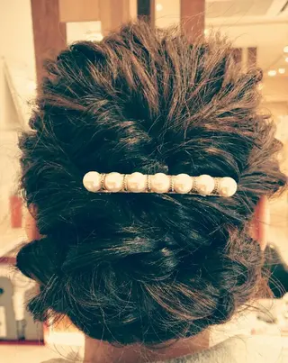 ミディアム セミロング ヘアセット/髪質改善 /カラー/TADOのヘアスタイル