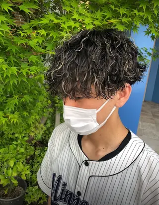 カラー パーマ メンズ 國分 正樹のヘアスタイル