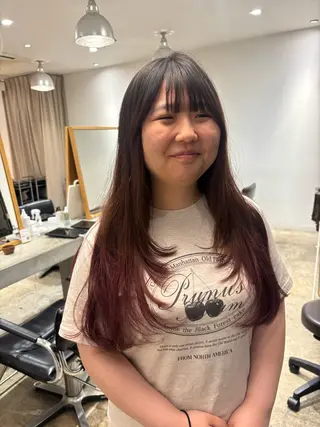 ロング カラー NAVY/ Miharuのヘアスタイル