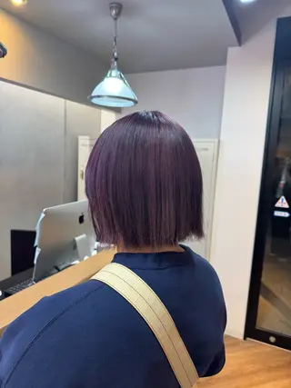 ショート 縮毛矯正/ボブ✨ 𝑨𝒀𝑼🎀のヘアスタイル