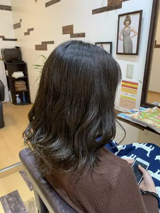 ロング カラー サトウ シューイチのヘアスタイル