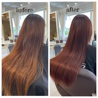 ロング カラー PutiLuca 浅川のヘアスタイル