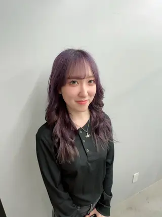 カラー 村上 梨緒のヘアスタイル