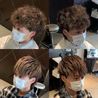 パーマ メンズ メンズ専門 井藤 雅也のヘアスタイル