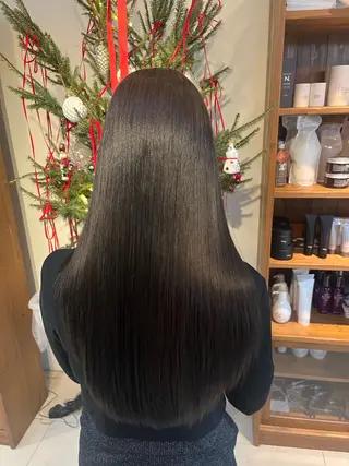 ロング 🎀暖色カラー🤍 レイヤーカット🎀のヘアスタイル