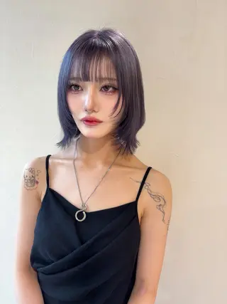 カラー 【暖色ハイトーン】 HARUNA🌼のヘアスタイル