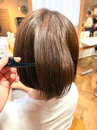 秋月友那　TR＆スパ モデル募集中のヘアスタイル