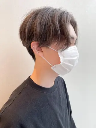 ショート カラー 髪質改善/ブリーチ 田代 龍我のヘアスタイル