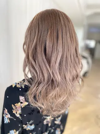 ミディアム カラー ヘアアレンジ 松井 敬太郎のヘアスタイル