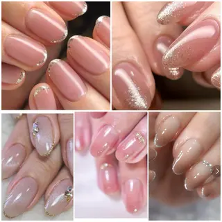 ネイル モチの良さ◉ フィルインネイル♡のネイルデザイン