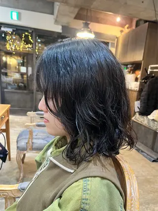 パーマ 松原 樹里のヘアスタイル