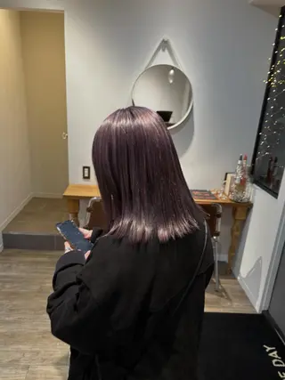 ミディアム 高木 花のヘアスタイル