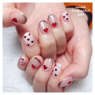 ミディアム ネイル 🐾enen style 🐾のネイルデザイン