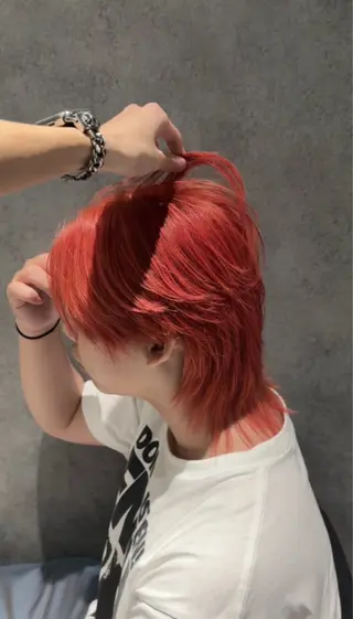 カラー パーマ メンズ 佐々木 輝のヘアスタイル