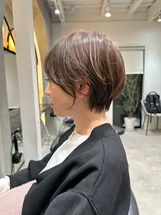ショート 縮毛矯正/レイヤー taiga🧡のヘアスタイル