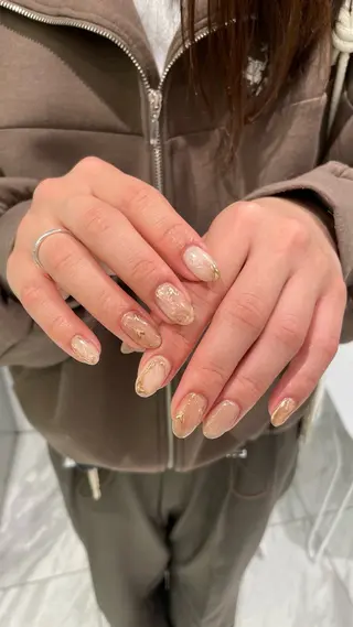 ネイル 【淡色color/ nail】maikoのネイルデザイン