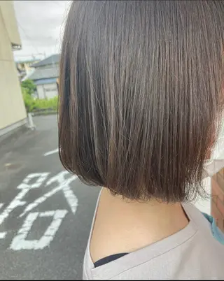 ミディアム カラー おの はるかのヘアスタイル