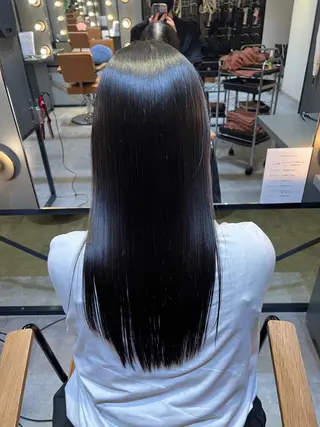 ロング 髪質改善ストレート Kantaのヘアスタイル