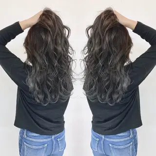ミディアム 穐田 司樹のヘアスタイル