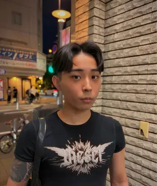 ショート メンズ UMM daichi メンズパーマのヘアスタイル