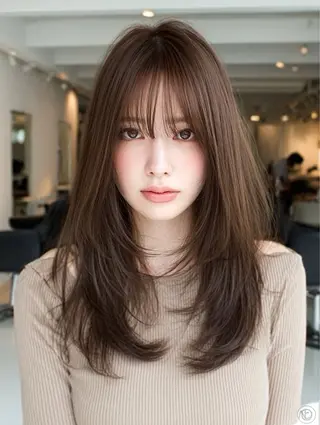 セミロング カラー ✨毛髪診断で絶対綺麗 ✨美髪艶髪専門✨高浪のヘアスタイル