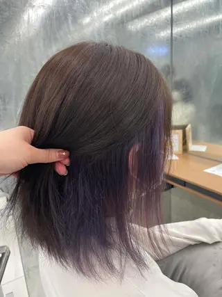 ミディアム 暖色🎀ゆるふわ☁️ MOERI 🍒のヘアスタイル