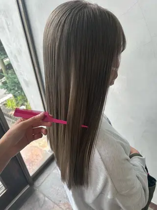 ロング Mao 🎀bob 赤み撃退🌿艶カラーのヘアスタイル